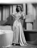 Mary Martin on a Printed Silk Dress with Hands on Waist Photo Print - Item # VARCEL701952