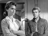 Baby The Rain Must Fall Man and Woman Looking Serious in Black and White Photo Print - Item # VARCEL702034