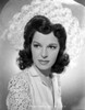 Joan Merrill wearing a White Blouse with Hat in Portrait Photo Print - Item # VARCEL702098
