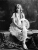 Mary Minter on Dress sitting and posed Photo Print - Item # VARCEL702143