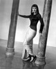 Maria Montez standing in Black and White Dress with Heels Photo Print - Item # VARCEL702202