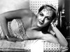 Maria Montez Lying in White Strapless Dress with Headdress Photo Print - Item # VARCEL702212