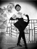 Anna Neagle Dancing and wearing a Black and White Dress Photo Print - Item # VARCEL702505