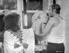 Woman Pointing Man Photo Print