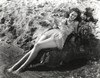 Jinx Falkenburg Lying on the Big Rock Photo Print - Item # VARCEL688977