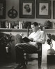 Henry Fonda sitting and Reading a Book in Long Sleeve Polo Photo Print - Item # VARCEL689317