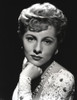 Joan Fontaine Leaning on a Close up Portrait Photo Print - Item # VARCEL689352