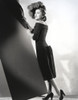 Joan Fontaine Leaning and smiling wearing Black Gown Photo Print - Item # VARCEL689349