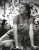 Joan Fontaine Looking Up and wearing a Tanktop Dress Portrait Photo Print - Item # VARCEL689365