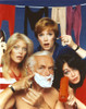 Ted Knight with Two Girls on White Background Photo Print - Item # VARCEL689716