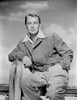 Alan Ladd sitting on the Fence Photo Print - Item # VARCEL689772