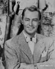 Alan Ladd smiling and wearing a Striped Suit Portrait in Classic Photo Print - Item # VARCEL689805