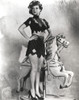 Dorothy Lamour Hands on Waist in Classic with Carrousel Photo Print - Item # VARCEL689896