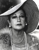 Dorothy Lamour wearing a striped hat Photo Print - Item # VARCEL689909