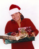Queen Latifa with Christmas Gifts Photo Print - Item # VARCEL690064