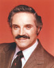 Hal Linden wearing Formal Outfit with Necktie in Red Background Photo Print - Item # VARCEL690340