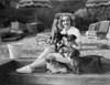 Carole Lombard with Dogs in Classic Portrait Photo Print - Item # VARCEL690393
