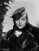 Carole Lombard wearing a Furry Trench Coat Photo Print - Item # VARCEL690408