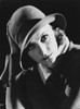 Greta Garbo Posed with Huge Hat Portrait Photo Print - Item # VARCEL692834