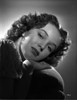Mary Anderson Leaning on a Couch in Black and White Photo Print - Item # VARCEL692859