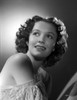 Mary Anderson smiling in Black and White Photo Print - Item # VARCEL692868