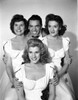 Andrew Sisters on White Dress Portrait Photo Print - Item # VARCEL692929