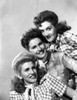 Andrew Sisters on Checkered Top Portrait Photo Print - Item # VARCEL692934