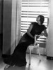 Heather Angel on Dark Dress sitting on a Chair Portrait Photo Print - Item # VARCEL693027