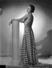 Mary Astor on a Stripe Dress Backless posed Portrait Photo Print - Item # VARCEL693225