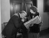 Greta Garbo an Old Man Kissing Her Hand Photo Print - Item # VARCEL693235