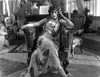 Theda Bara on Printed Dress and sitting Photo Print - Item # VARCEL693500