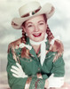 Gail Davis in Cowboy Outfit Close Up Portrait Photo Print - Item # VARCEL693608