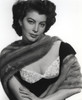 Ava Gardner posed in Black and White Portrait with Furry Scarf Photo Print - Item # VARCEL693659