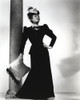 Ava Gardner posed in Long Black Gown Holding a Pillow Photo Print - Item # VARCEL693666