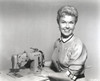 Doris Day Posed in Classic with Sewing Machine Photo Print - Item # VARCEL693680