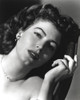 Ava Gardner posed in Close Up Portrait in Black and White Photo Print - Item # VARCEL693693