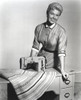 Doris Day Seated in Classic Sewing Machine Photo Print - Item # VARCEL693746