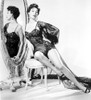 Ava Gardner posed in Black Lingerie on the Mirror Photo Print - Item # VARCEL693775