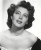Ava Gardner Half Body Portrait in Black and White Photo Print - Item # VARCEL693802