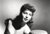 Ava Gardner Black and White Portrait in Black Gown Photo Print - Item # VARCEL693829