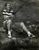Barbara Bel-Geddes on Fishing Photo Print - Item # VARCEL693949