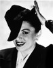 Judy Garland portrait with tipped hat on head Photo Print - Item # VARCEL693962