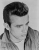 James Dean Portrait in Grey Velvet Jacket and White T-Shirt with Brushed Up Hair Photo Print - Item # VARCEL694069