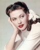 Yvonne DeCarlo Head Leaning on Hand in Close Up Portrait Photo Print - Item # VARCEL694223