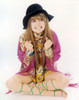 Judy Geeson sitting and Giggling Pose Portrait Photo Print - Item # VARCEL694264