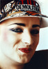 Boy George Woman's smiling wearing Sun Visor Cap Close Up Portrait Photo Print - Item # VARCEL694289