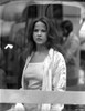 Linda Blair standing in White Coat Classic Portrait Photo Print - Item # VARCEL694294