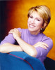 Leeza Gibbons Close Up Portrait in Purple Sweater Photo Print - Item # VARCEL694378