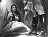 Dolores Del Rio Seated in Black and White Photo Print - Item # VARCEL694449