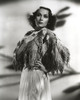 Dolores Del Rio Posed in Feather Dress Photo Print
